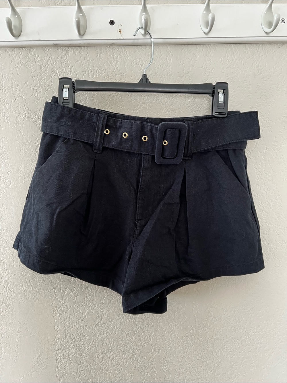 Future Collective Black Belted Women’s Shorts - Size 4